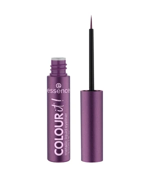 essence COLOUR it! metallic liquid liner Eyeliner · 3 ml · Dunkelrot