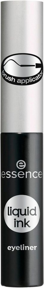 Essence Eyeliner liquid ink eyeliner, 3-tlg., mit feinem Pinsel-Applikator – Bild 2 von 5