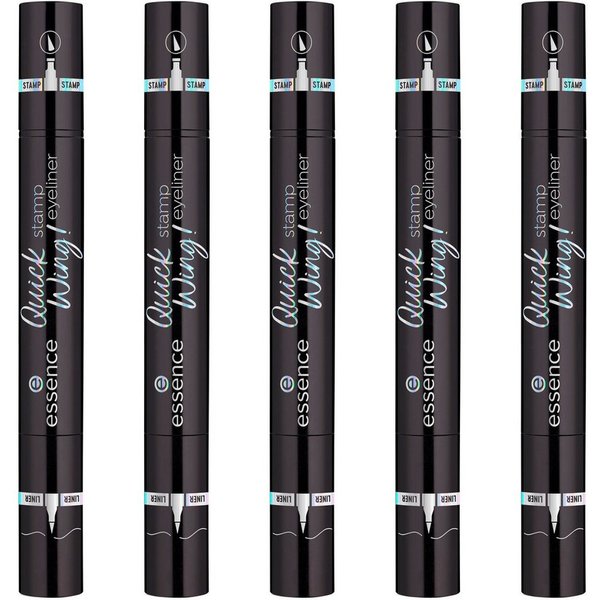 Essence Eyeliner Quick Wing! stamp eyeliner, 5-tlg., mit präziser Filsspitze