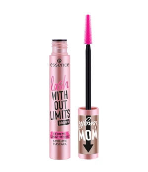 essence lash WITHOUT LIMITS Extreme Lengthening & Volume Mascara · 13 ml · Braun