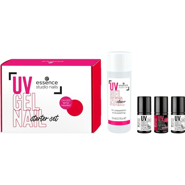 Essence Nagellack-Set studio nails UV GEL NAIL Starter Set, 4-tlg., mit UV-Spezialisierung