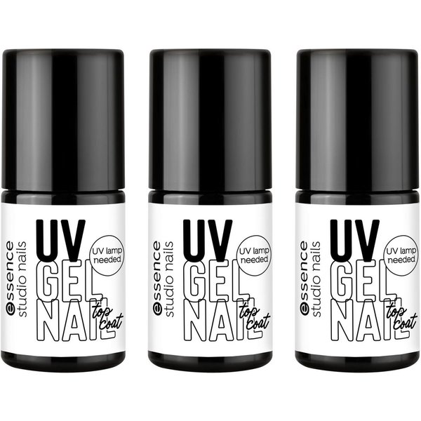 Essence Nagellack studio nails UV GEL NAIL polish, 3-tlg., mit langanhaltendem Finish