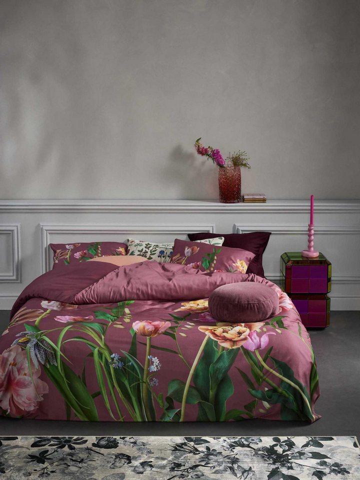 Essenza Bettwäsche Eloise, Satin, 2 teilig, mit floralem Muster – Bild 2 von 5