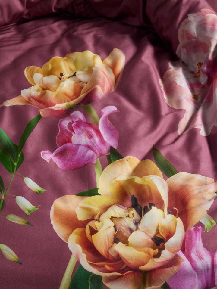 Essenza Bettwäsche Eloise, Satin, 2 teilig, mit floralem Muster – Bild 4 von 5