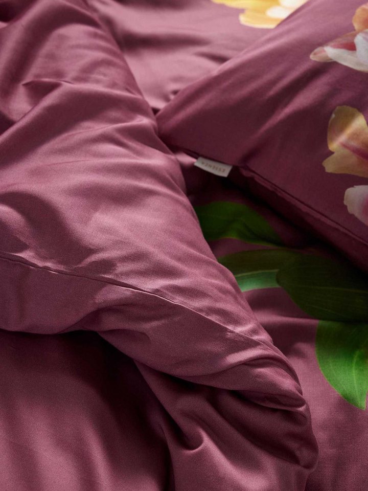 Essenza Bettwäsche Eloise, Satin, 2 teilig, mit floralem Muster – Bild 5 von 5