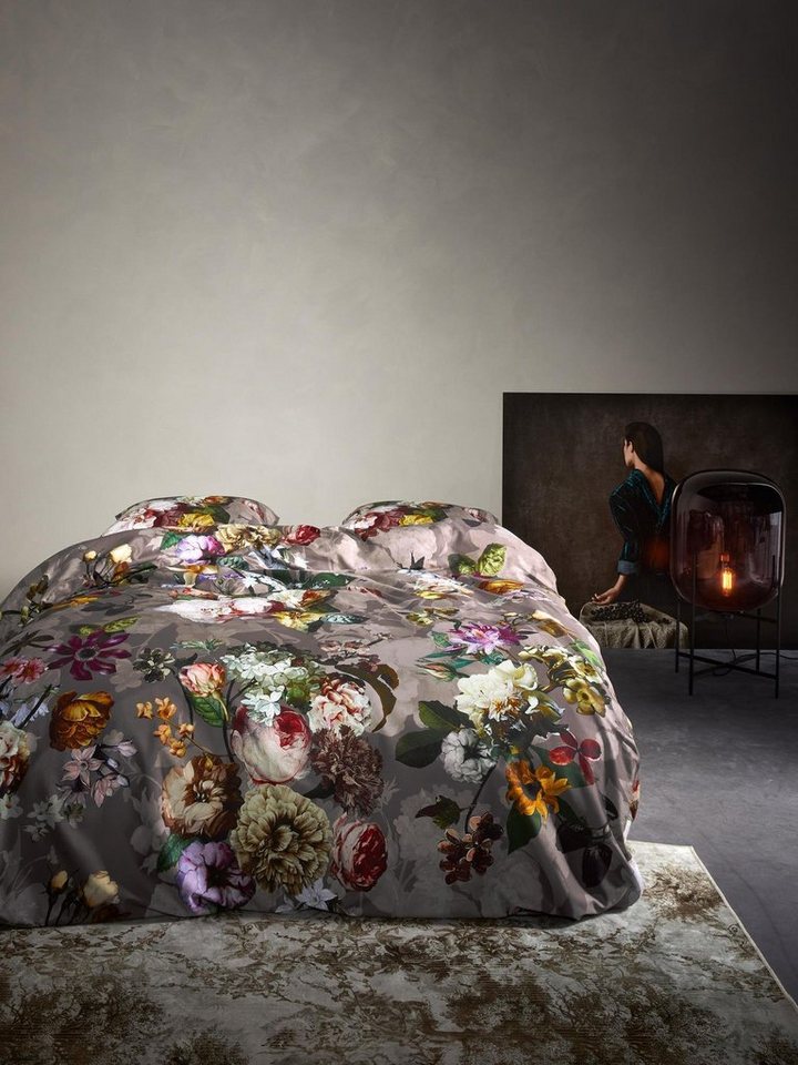 Essenza Bettwäsche Fleur, Satin, 3 teilig, mit floralem Muster – Bild 2 von 5