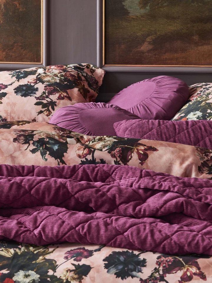 Essenza Bettwäsche Karli, Satin, 2 teilig, mit floralem Muster – Bild 3 von 5