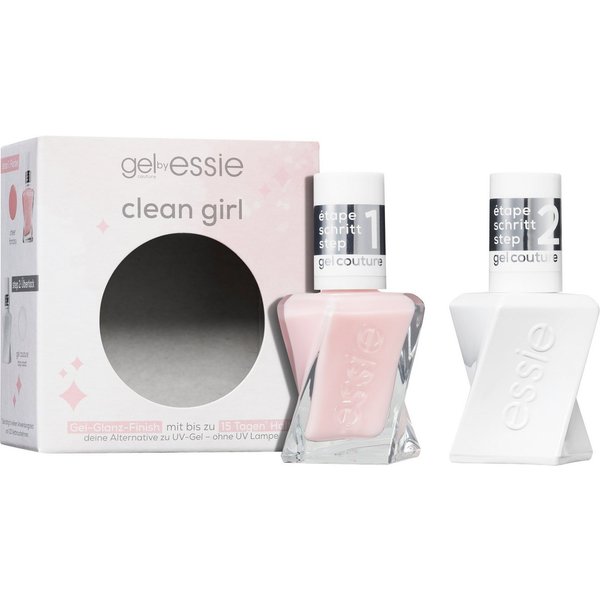 essie Nagellack-Set GEL COUTURE SET, 2-tlg., mit natürlichen Inhaltsstoffen