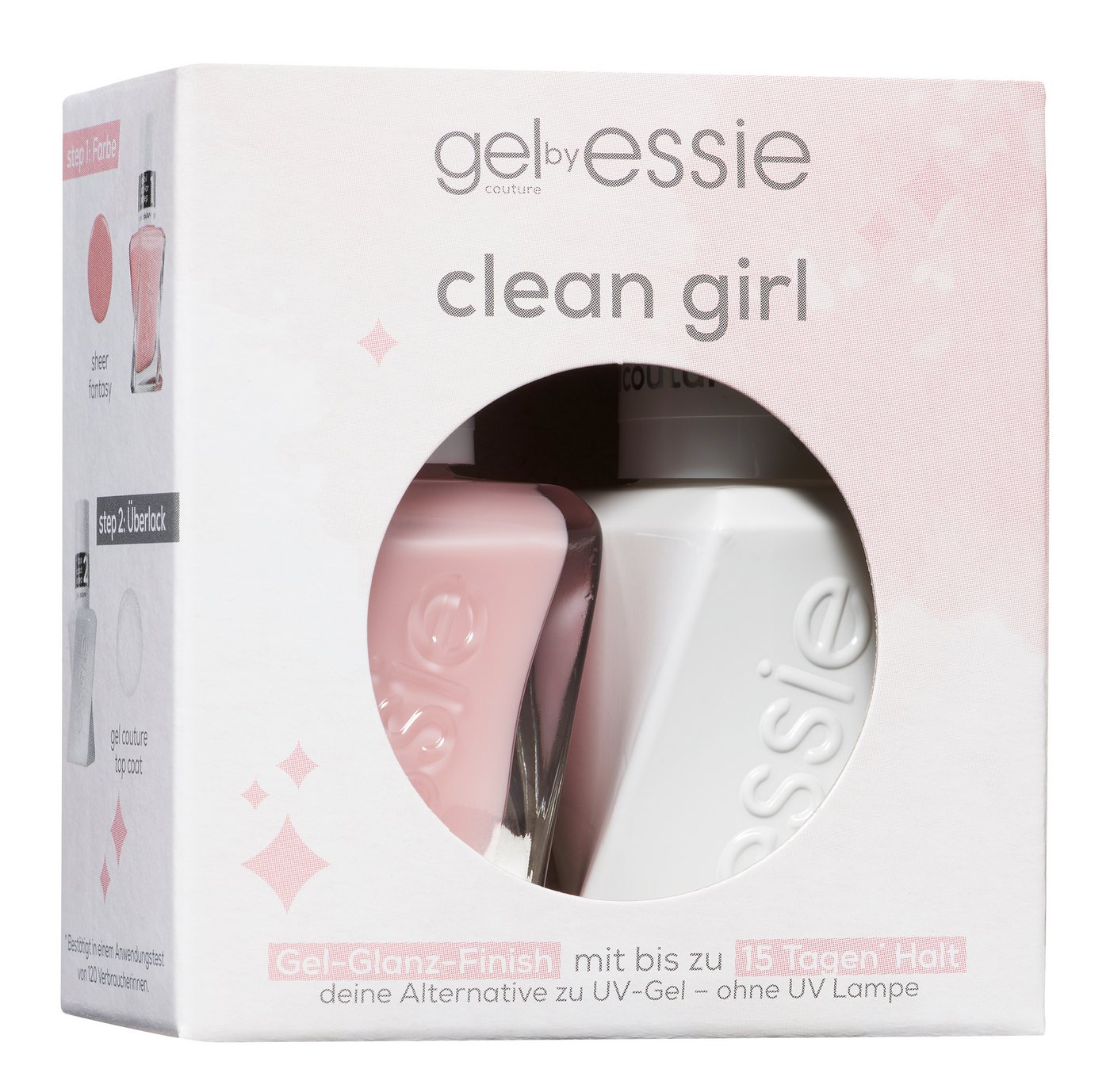 essie Nagellack-Set GEL COUTURE SET, 2-tlg., mit natürlichen Inhaltsstoffen – Bild 3 von 5