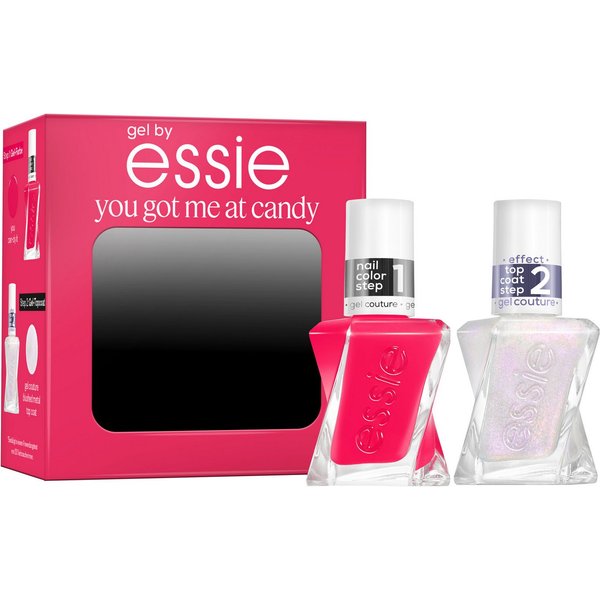 essie Nagellack-Set GEL COUTURE SET, 2-tlg., mit natürlichen Inhaltsstoffen