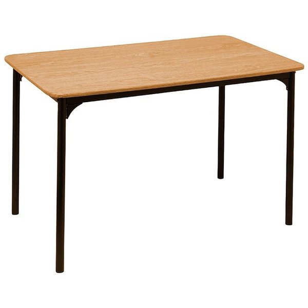 Kiwari Esstisch Kiwari® Arno Esstisch, Holzoptik Hell-Schwarz, 110 × 70 × 75 cm