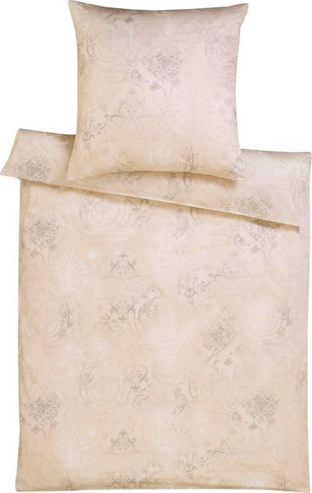 Estella Bettwäsche Gregorio in Gr. 135x200 oder 155x220 cm, Jersey, 2 teilig, elegante Bettwäsche aus Baumwolle, Bettwäsche mit Reißverschluss – Bild 2 von 4