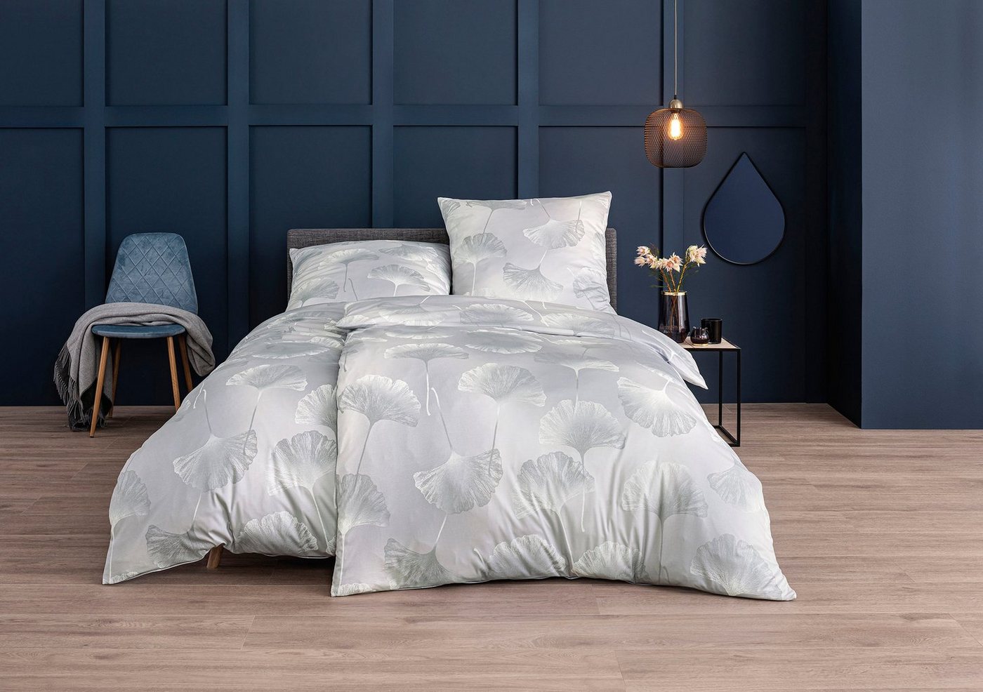 Estella Bettwäsche ISABELLA, Mako-Interlock-Jersey, 2 teilig, ABSOLUT BÜGELFREI – Bild 2 von 3