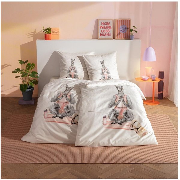 Estella Bettwäsche Lamaste, Satin, 2 teilig, Gefertigt aus 100% Baumwolle.