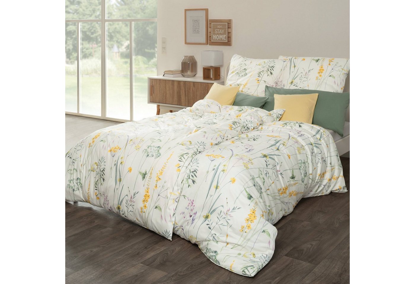 Estella Bettwäsche Bettwäsche "Melis", Jersey, Mako-Interlock-Jersey Blumen – Bild 2 von 5