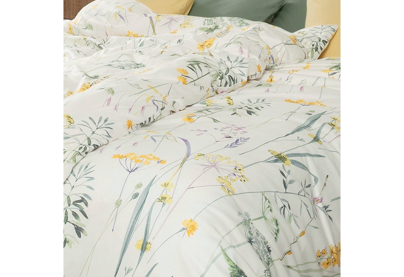 Estella Bettwäsche Bettwäsche "Melis", Jersey, Mako-Interlock-Jersey Blumen – Bild 5 von 5