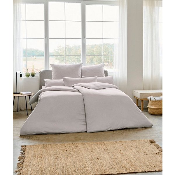 Estella Bettwäsche Takoma, Mako-Interlock-Jersey, 2 teilig, Gefertigt aus hochwertigem Mako-Interlock-Jersey aus 100% Baumwolle.