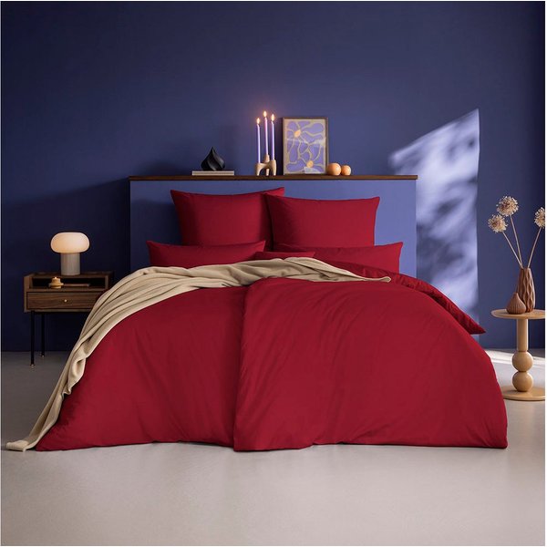Estella Bettwäsche Valetta, Satin, 2 teilig, Gefertigt aus mercerisierter Baumwolle.