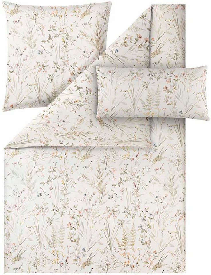 Estella Bettwäsche Wiebke, Satin, 3 teilig, Gefertigt aus hochwertigem Baumwoll-Satin. – Bild 2 von 2