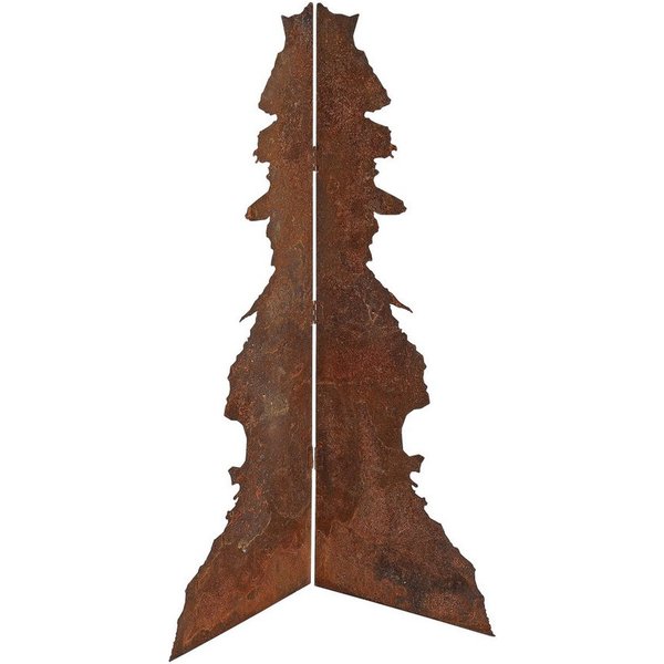 ESTEXO Dekosäule Ecksäule Gartendeko Edelrost 113 cm Rostsäule Rost Dekoration Säule