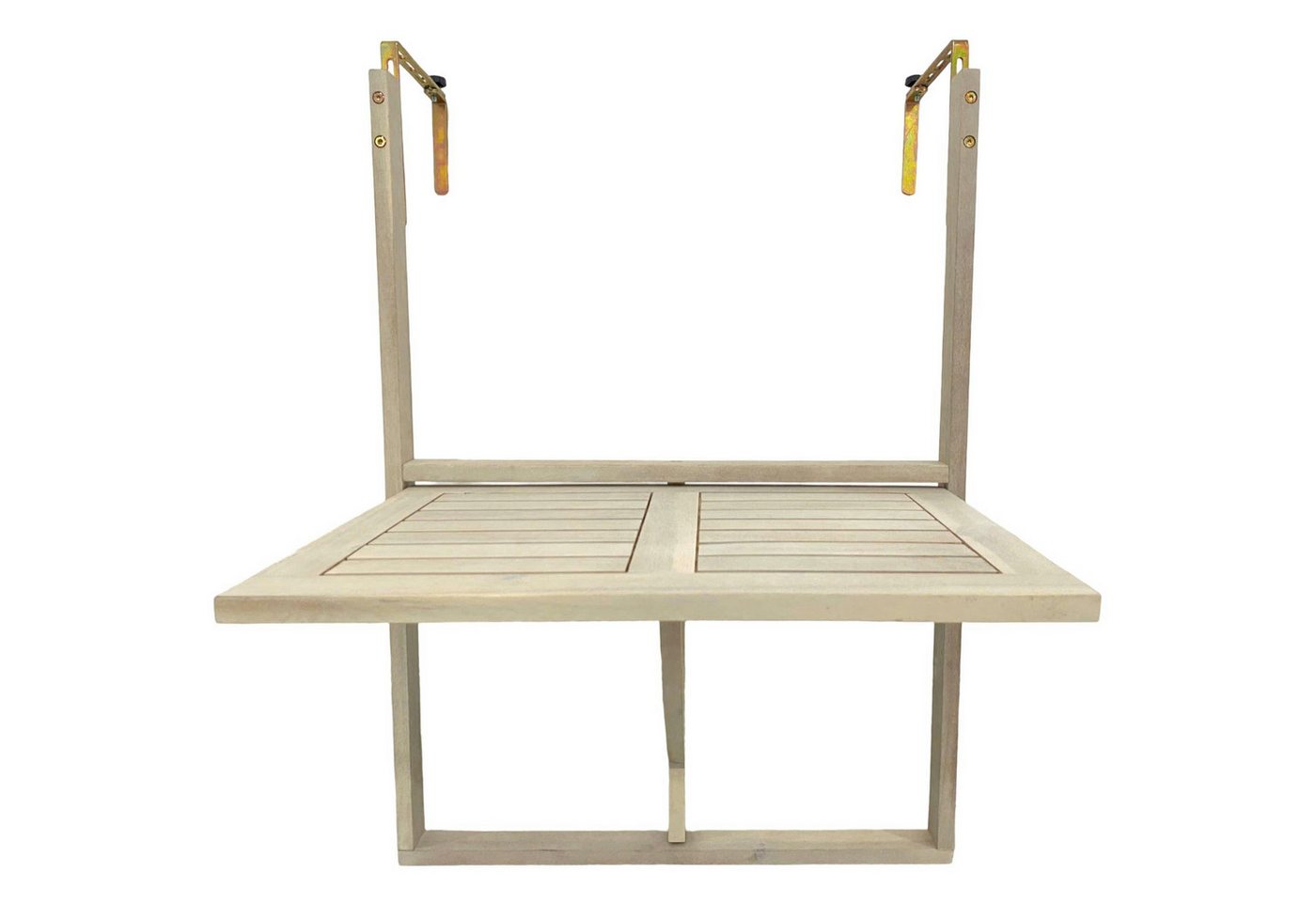 ESTEXO Gartentisch Balkonhängetisch Balkontisch Hängetisch Klapptisch Balkon Tisch Weiß – Bild 4 von 5