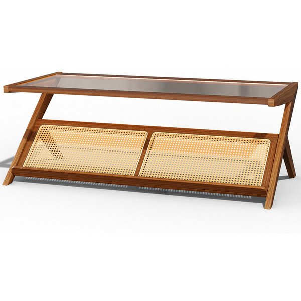 Estiliza Couchtisch moderner rechteckiger Wohnzimmertisch, 120×55×43,5 cm (1-St), 120 × 55 × 43,5 cm