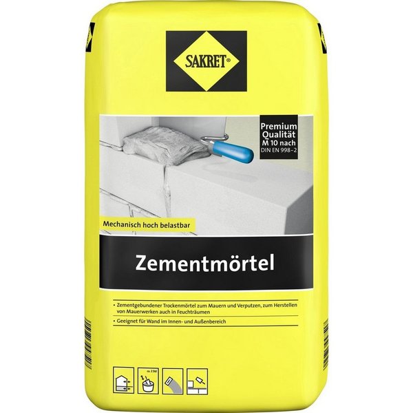 Sakret Estrich SAKRET Zementmörtel 10 kg Sack