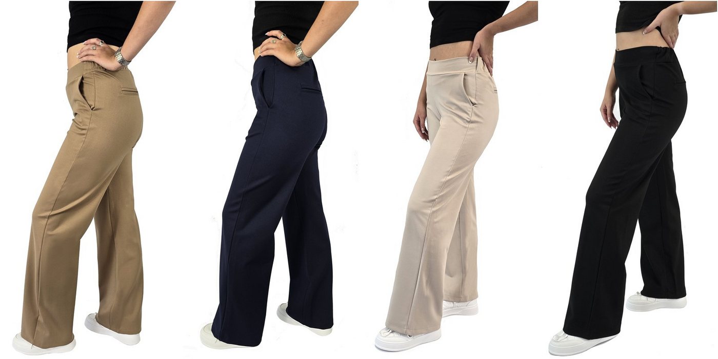 ESViViD Marlene-Hose trendig, super bequem & chic in vielen Farben elastischer Bund – Bild 5 von 5