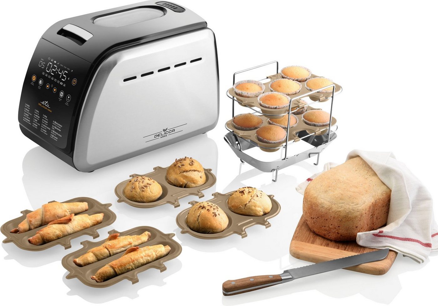 eta Brotbackautomat Delicca II MAX, ETA714990040, 16 Programme, 850 W – Bild 2 von 5