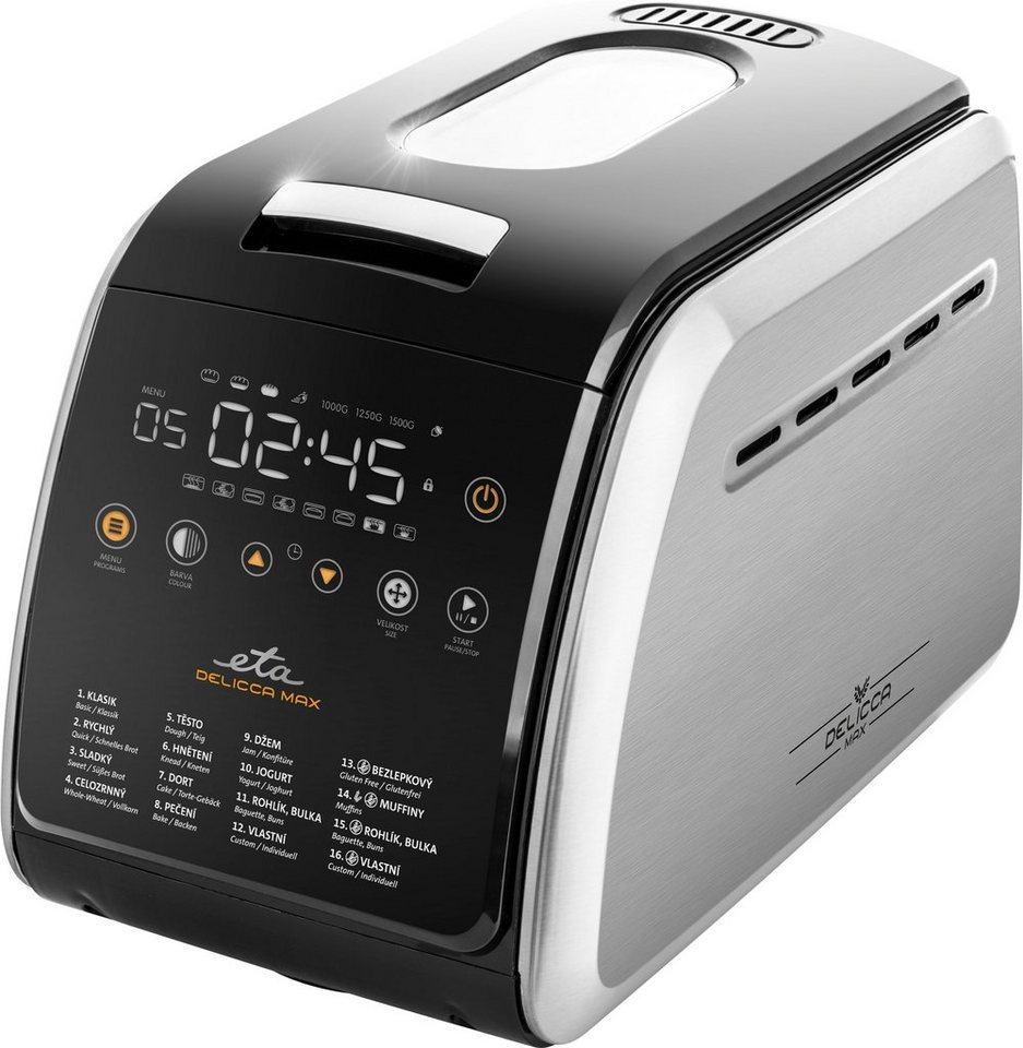 eta Brotbackautomat Delicca II MAX, ETA714990040, 16 Programme, 850 W – Bild 4 von 5