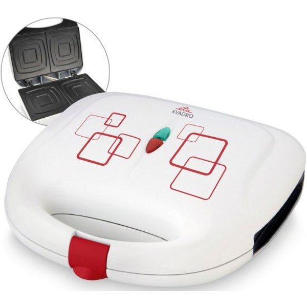 eta Sandwichmaker Kvadro, ETA415390000, viereckige Einsätze, 700 W