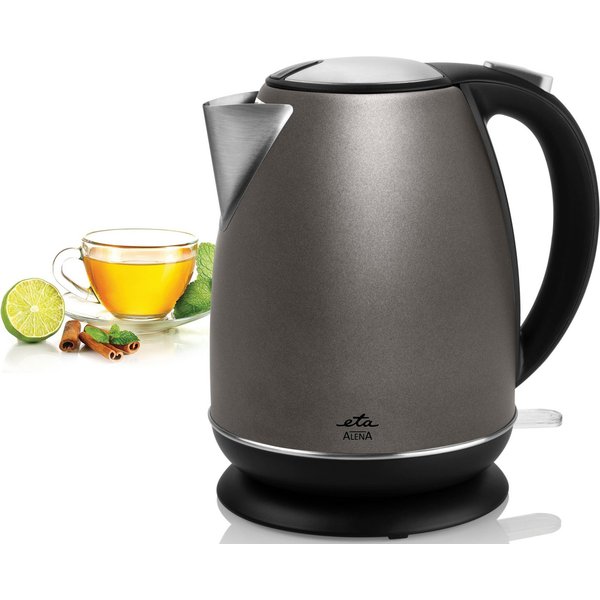 eta Wasserkocher ALENA ETA359090020, 1,7 l, 2200 W, Edelstahloptik, Kontaktsystem, Thermosicherung