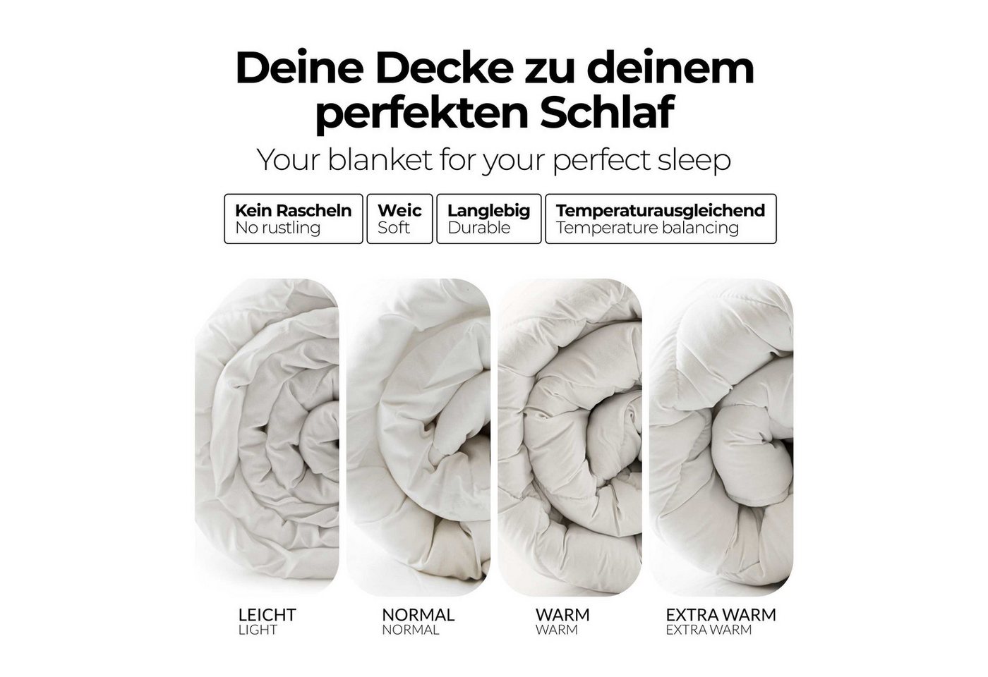 etérea Himmlische Qualität Microfaserbettdecke etérea Microfaser Steppdecke Frieda, Füllung: 100% Hohlfaser – Bild 2 von 5