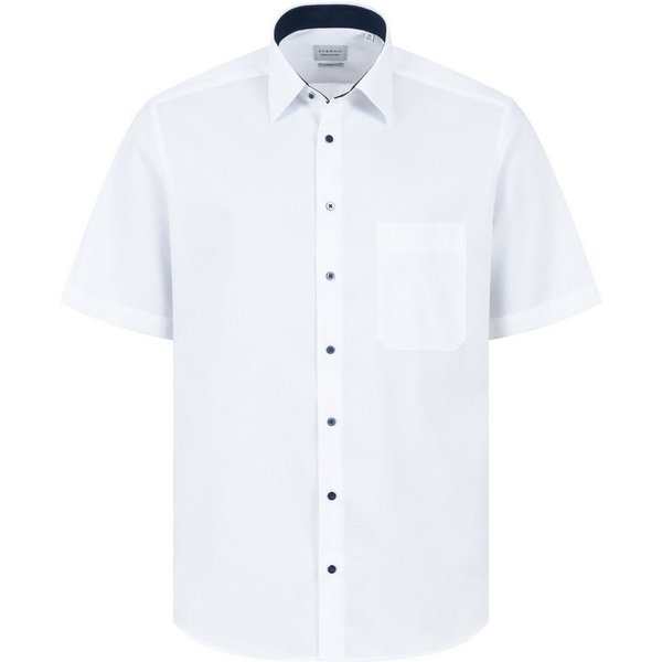 Eterna Kurzarmhemd Comfort Fit, 100 % Baumwolle Bügelfrei, Knitterfrei