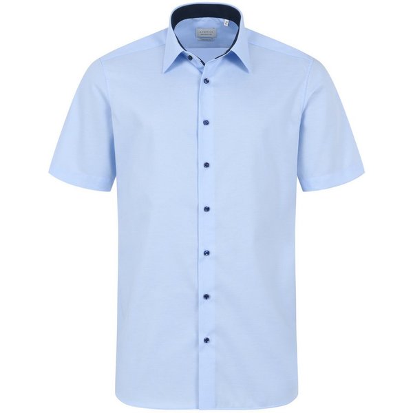 Eterna Kurzarmhemd Modern Fit, 100 % Baumwolle Bügelfrei