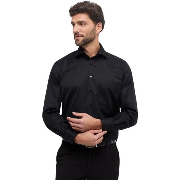 Eterna Langarmhemd 8817-E19K, Cover Shirt Comfort Fit Hemd, Einfarbig Non Iron