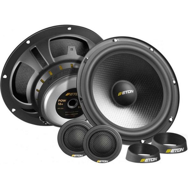 Eton POW16+ 16,5 cm 2-Wege Kompo Lautsprecher System ET-POW16P Auto-Lautsprecher (70 W)