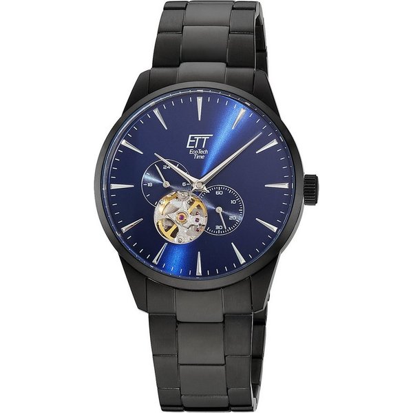 ETT Automatikuhr Motion Drive EGS-40405-31M, Armbanduhr, Herrenuhr, Mechanische Uhr, Edelstahlarmband, analog
