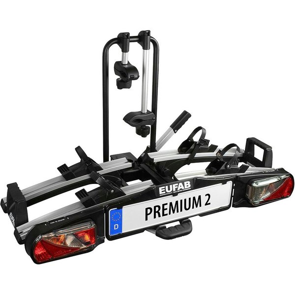 EUFAB Kupplungsfahrradträger PREMIUM 2, für max. 2 Räder, abschließbar