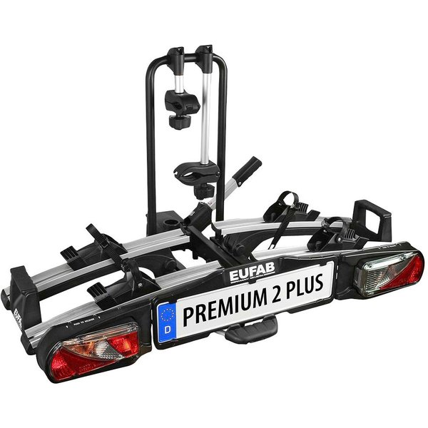 EUFAB Kupplungsfahrradträger PREMIUM 2 PLUS, für max. 2 Räder, abschließbar