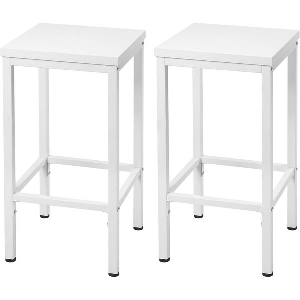EUGAD Barhocker (Set, 2 St), industriell Barstuhl mit Fußstütze aus Holzwerkstoff