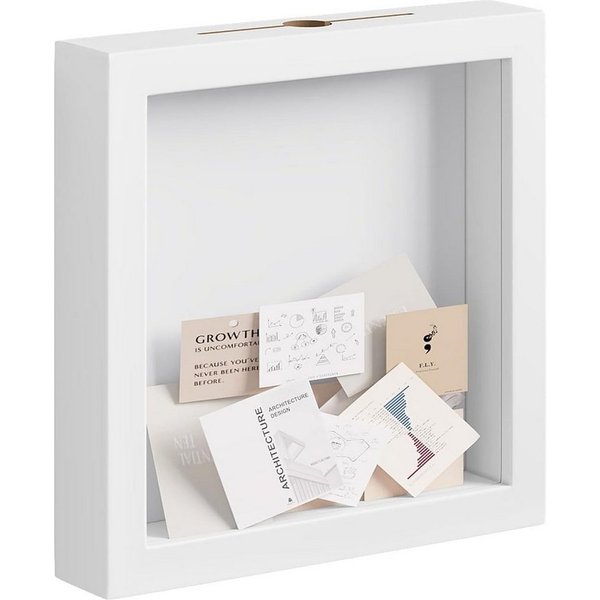 EUGAD Bilderrahmen, (1 St), 3D Bilderrahmen Objektrahmen MDF-Holzrahmen