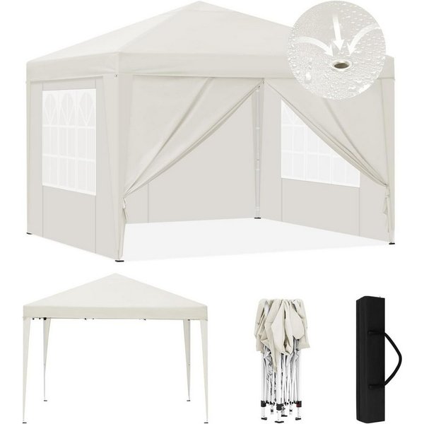 EUGAD Faltpavillon, wasserfest Winterfest,mit Seitenwänden Fenstern Tasche