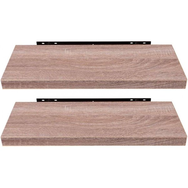 EUGAD Wandregal, 2-tlg., Holz Board Modern in verschiedenen Farben Größen