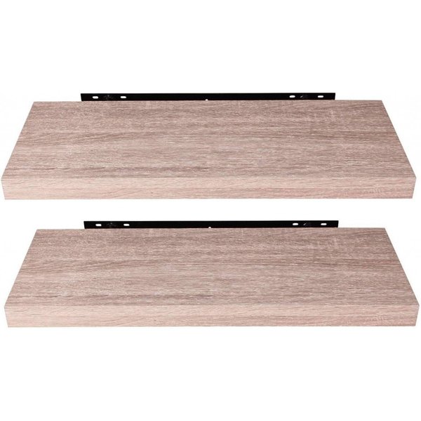 EUGAD Wandregal, 2-tlg., Holz Board Modern in verschiedenen Farben Größen