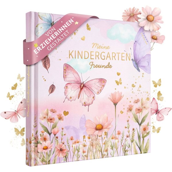 Eulentaler Freundebuch Kindergarten Einhorn I Von Erzieherinnen gestaltet I, Handgemalte Einhörner & Prinzessinnen I Kinderfreundliche Gestaltung