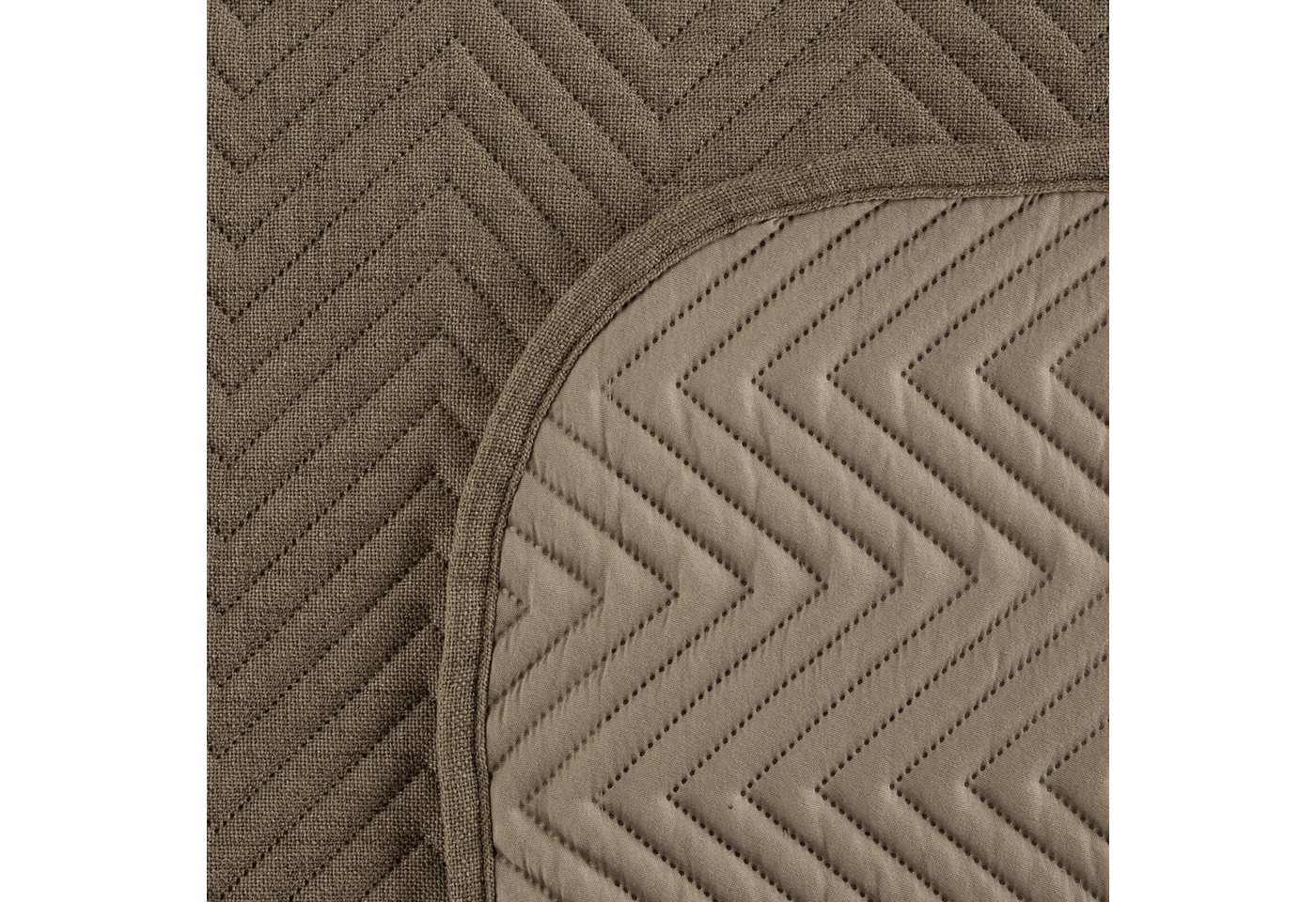 Eurofirany Bettüberwurf Steppdecke, Zweiseitiger Überwurf Tagesdecke 200x220 170x210 220x240 cm – Bild 4 von 4