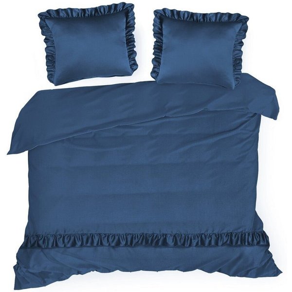 Eurofirany Bettwäsche VENUS, 100% Baumwolle, 3 teilig, Hochwertige, dekorative Bettwäschegarnitur, 100% Makosatin, Baumwolle