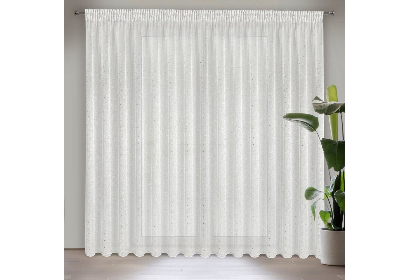 Eurofirany Gardine 300x250 cm, Kräuselband – Bild 2 von 5