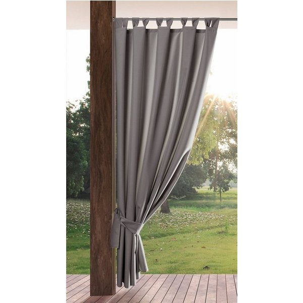 Eurofirany Outdoorvorhang GARDEN, wasserdichter Terrassenvorhang (1 St), Schlaufen, Lichtschutz, Polyester, für Pavillon, Pergola & Balkon, wetterfest, UV-Schut